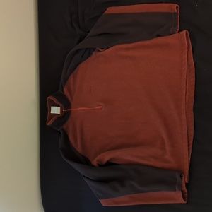 Vintage Patagonia Capilene 1/4 Zip Sweater Men's Large Brown Pullover Outdoor